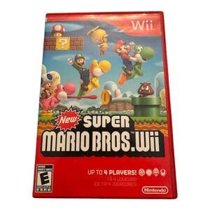 New Super Mario Bros Wii Nintendo Wii CIB TESTED